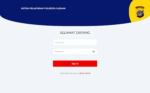 I-download ang Sistem Pelaporan Polres Sleman: Seguridad sa Android - Screenshot 6