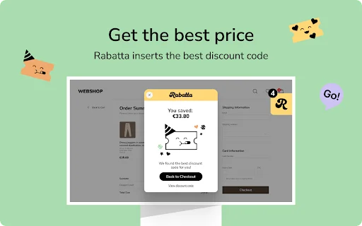 I-download ang Rabatta: Awtomatikong Discount Codes at Makatipid - Screenshot 3