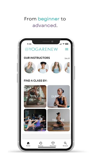 I-download ang YogaRenew App – Pinakamahusay na Yoga Classes Online - Screenshot 9