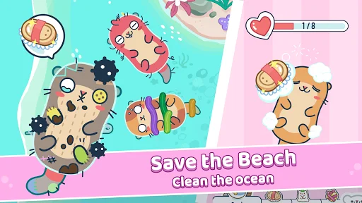 Otter Ocean – Treasure Hunt: Kolektahin ang Cute na Otters! - Screenshot 6