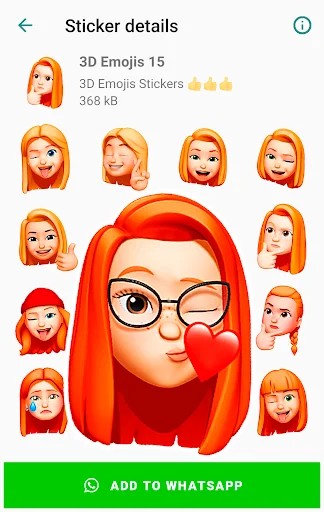 I-download ang Funny Emojis Stickers – Mga Cute na Sticker para sa WhatsApp - Screenshot 13