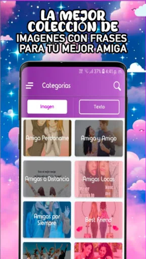 I-download ang Frases de Mejores Amigas – Mga Quote Para sa Bestie - Screenshot 3