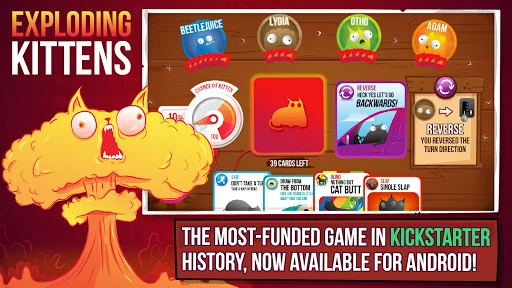 I-download ang Exploding Kittens – Ang Nakakaaliw na Card Game - Screenshot 1