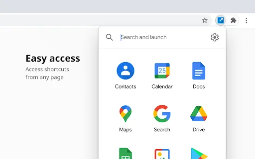 Shortcuts for Google™: Mabilis na Access sa Lahat ng Apps - Screenshot 1