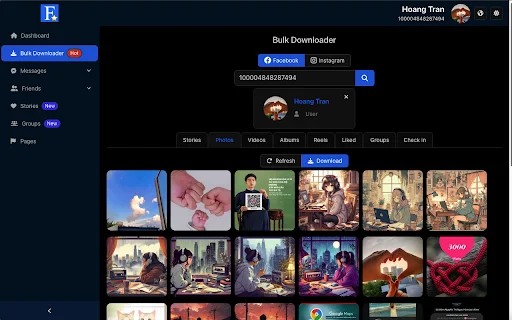 FB AIO: Pinakamahusay na Tool para sa Facebook – Download Ngayon! - Screenshot 1