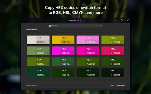 I-download ang Palette Creator – Mabilis na Color Palette Generator - Screenshot 3