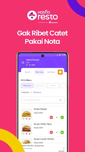 Download Kasflo Resto: POS & Kasir UMKM – Pamamahala ng Negosyo - Screenshot 4