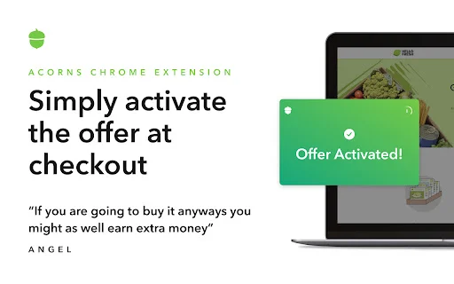 Download Acorns Earn Chrome Extension – Mamuhunan Habang Namimili - Screenshot 3