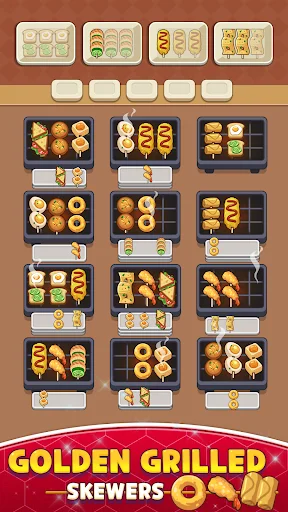 I-download ang Skewer Jam: Food Sort Puzzle – Masayang Laro Ngayon - Screenshot 4