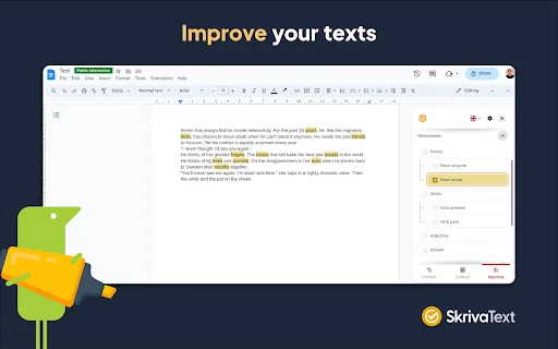 I-download ang SkrivaText: Pinakamahusay na Grammar Checker sa Chrome - Screenshot 3