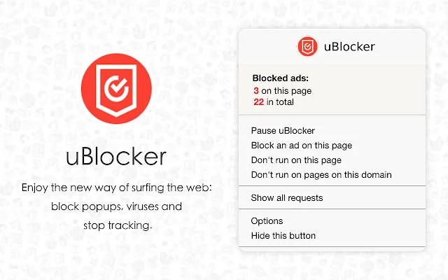 I-download ang uBlocker para sa Chrome – Pinakamabilis na Adblock - Screenshot 2