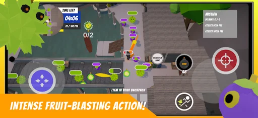 I-download ang FruitZ Cat Zombie Shooter Game – Libreng Action Laro - Screenshot 7