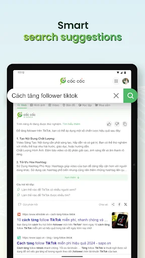 I-download ang Co Co Beta: Mabilis at Ligtas na Web Browser - Screenshot 12