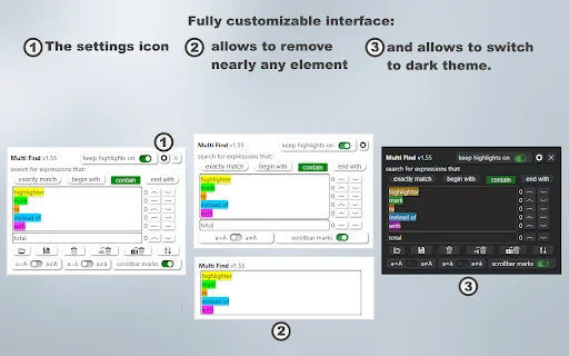 Multi Find: I-highlight ang Maramihang Salita sa Web – Libre - Screenshot 4