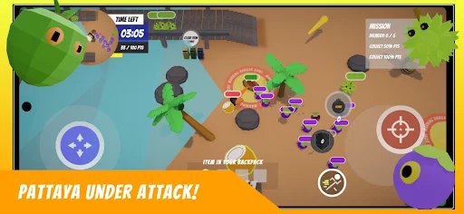 I-download ang FruitZ Cat Zombie Shooter Game – Libreng Action Laro - Screenshot 1