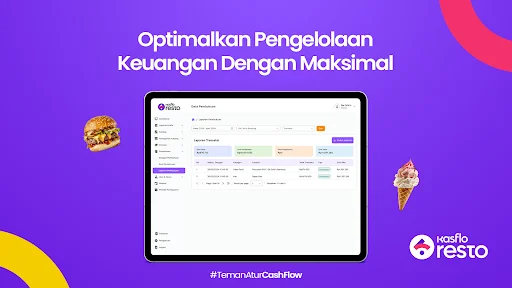 Download Kasflo Resto: POS & Kasir UMKM – Pamamahala ng Negosyo - Screenshot 8