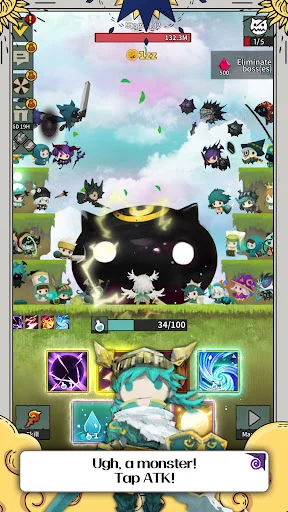 I-download ang Tap Dragon: Little Knight Luna – Idle RPG Free - Screenshot 4