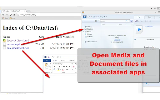 I-download ang Local Explorer – Buksan ang Local Files sa Chrome - Screenshot 3